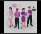 خدم بالساعات قطر
